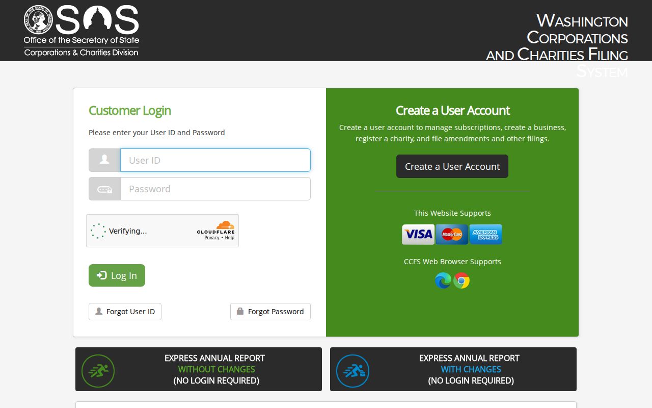 Federal Way resident lookup through Washington business filings